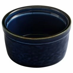 Acopa Keystone 4 Oz. Azora Blue Stoneware Ramekin - 6/Pack -Acopa Shop 2083481