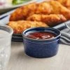 Acopa Keystone 4 Oz. Azora Blue Stoneware Ramekin - 6/Pack -Acopa Shop 2083483