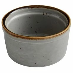 Acopa Keystone 4 Oz. Granite Gray Stoneware Ramekin - 6/Pack -Acopa Shop 2083720