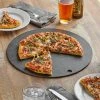 Epicurean 429-001602 16" Slate Richlite Wood Fiber Round Pizza Board -Acopa Shop 2084346