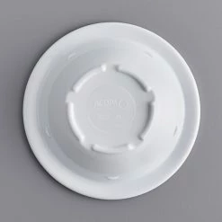 Acopa Foundations 4 Oz. White Narrow Rim Melamine Fruit Dish - 12/Case -Acopa Shop 2088187