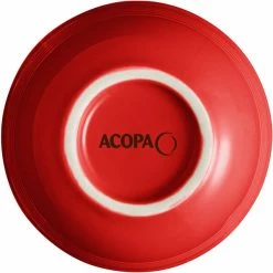 Acopa Capri 8 Oz. Passion Fruit Red Stoneware Bouillon - 12/Pack -Acopa Shop 2102761