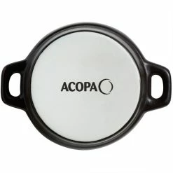 Acopa Keystone 8 Oz. Caldera Stoneware Mini Casserole Dish With Lid - 6/Case -Acopa Shop 2103344