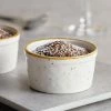 Acopa Keystone 4 Oz. Vanilla Bean Stoneware Ramekin - 72/Case