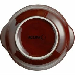 Acopa Keystone 13 Oz. Chestnut Stoneware Onion Soup Crock - 24/Case -Acopa Shop 2110202
