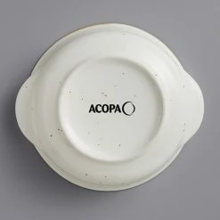 Acopa Keystone 13 Oz. Vanilla Bean Stoneware Onion Soup Crock - 6/Case -Acopa Shop 2110210