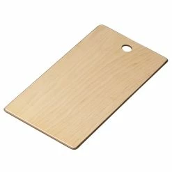 American Metalcraft MBSB16 16" X 8" Rectangular Maple Pressed Wood Serving Board