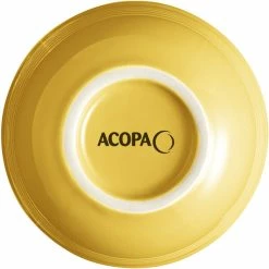 Acopa Capri 8 Oz. Citrus Yellow Stoneware Bouillon - 36/Case -Acopa Shop 2134982
