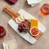 Acopa Marble And Acacia Wood 10 1/2" X 7 1/2" Serving / Charcuterie Board