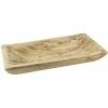 Front Of The House SPT061NAW20 ROOT 23 3/4" X 13 1/4" Rectangular Natural Wood Serving Tray - 2/Case -Acopa Shop 2170766