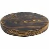 Front Of The House SPT049DWW20 ROOT 12" Round Carbon Wood Serving Board - 2/Case -Acopa Shop 2170905
