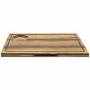 Front Of The House SPT052MUB21 14" X 9" Reversible Crushed Bamboo Serving Board With Hand Grips - 4/Case -Acopa Shop 2170908