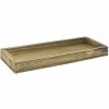 Front Of The House RTR006NAW22 11 3/4" X 4 1/4" Natural Rustic Wood Serving Tray - 6/Case
