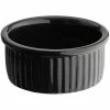 Acopa 4.5 Oz. Glossy Black Fluted Stoneware Ramekin - 12/Pack 1 Acopa 4.5 Oz. Glossy Black Fluted Stoneware Ramekin - 12/Pack -Acopa Shop 2180643