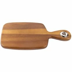 Tablecraft ACAMBB1206 Acacia Wood Display Bread Board - 8" X 6" X 5/8" -Acopa Shop 2240568