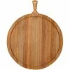 Boska USA Corp Boska Friends 22 1/4" Extra-Large Round European Oak Serving Board With Handle -Acopa Shop 2249075