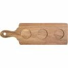 International Tableware 13 1/4" X 4 1/2" Rectangular Acacia Wood Serving Board / Flight Paddle -Acopa Shop 2252628