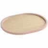 Cal-Mil Blonde 13" X 16" Maple Wood Serving Tray With Blush Colored Rim -Acopa Shop 2258545
