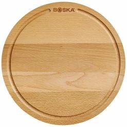 Boska USA Corp Boska Friends 9 1/2" Small Round Beech Wood Serving Board -Acopa Shop 2259943