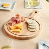 Boska USA Corp Boska Friends 9 1/4" Medium Round Beech Wood Serving Board With Handle -Acopa Shop 2281062