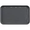 GET Enterprises GET Roca Glazed 12" X 8" Gray Melamine Rectangular Plate - 12/Case -Acopa Shop 2299312