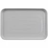 GET Enterprises GET Roca Glazed 12" X 8" White Melamine Rectangular Plate - 12/Case -Acopa Shop 2299314