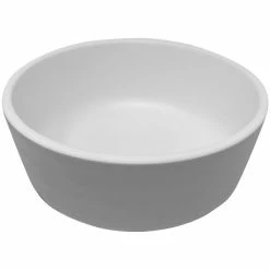 GET Enterprises GET Roca Matte 15 Oz. Gray Melamine Soup / Salad Bowl - 24/Case