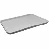 GET Enterprises GET Roca Matte 13" X 6" Gray Melamine Rectangular Plate - 12/Case