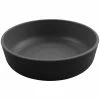 GET Enterprises GET Roca Matte 24 Oz. Black Melamine Low Street Bowl - 12/Case