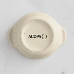 Sample - Acopa Embers 2.5 Oz. Cream White Matte Stoneware Sauce Cup -Acopa Shop 2325429