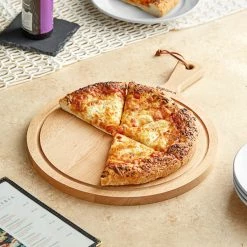 Boska USA Corp Boska Friends 13" Large Round Beech Wood Serving Board With Handle