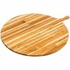 Teakhaus Specialty Atlas 18" Teakwood Round Serving Board With Handle 903
