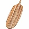 Teakhaus Canoe 26" X 8" X 1/2" Teakwood Paddle Serving Board With Handle 703 -Acopa Shop 2387655