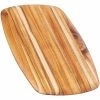 Teakhaus Elegant 14" X 10" X 1/2" Teakwood Serving Board With Rounded Edge