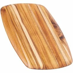 Teakhaus Elegant 14" X 10" X 1/2" Teakwood Serving Board With Rounded Edge