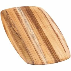 Teakhaus Elegant 16" X 11" X 1/2" Teakwood Serving Board With Rounded Edge