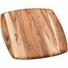 Teakhaus Elegant 12" X 12" X 1/2" Teakwood Serving Board With Rounded Edge