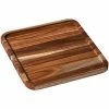 Teakhaus Essential 8" X 8" X 1/2" Teakwood Serving Tray 2 Teakhaus Essential 8" X 8" X 1/2" Teakwood Serving Tray -Acopa Shop 2388382