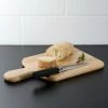 Tablecraft 79K Bread / Charcuterie Board With Knife Slot - 13 1/2" X 7 1/2" X 3/4"