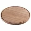 Cal-Mil 3052-78 Round Walnut Serving Board - 12" X 3/4"
