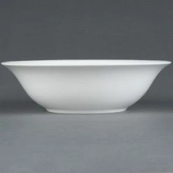 CAC China CAC MAJ-VB9 Majesty European Bone China 36 Oz. Salad Bowl - 24/Case -Acopa Shop 478266