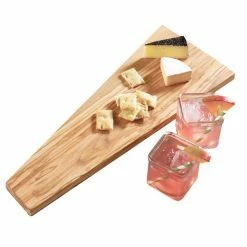 American Metalcraft OWB208 20" X 8" Olive Wood Serving Board
