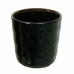 Thunder Group 9753TM Tenmoku Black 8 Oz. Melamine Mug - 12/Case