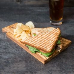 American Metalcraft OWB116 10 5/8" X 5 1/8" Olive Wood Serving Board -Acopa Shop 691606