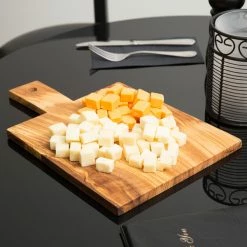 American Metalcraft OWB149 14" X 9" Olive Wood Serving Board