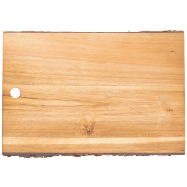 Tablecraft ACAR1812 Acacia Wood Rectangular Serving Board - 18" X 12" X 3/4" 4 Tablecraft ACAR1812 Acacia Wood Rectangular Serving Board - 18" X 12" X 3/4" - Image 2