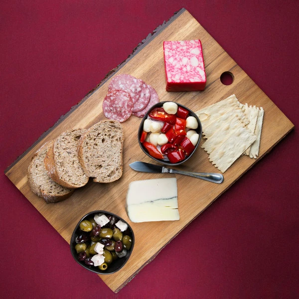 Tablecraft ACAR1812 Acacia Wood Rectangular Serving Board - 18" X 12" X 3/4" 3 Tablecraft ACAR1812 Acacia Wood Rectangular Serving Board - 18" X 12" X 3/4"