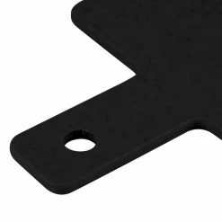 Cal-Mil 1535-24-13 Black Trapezoid Flat Bread Serving / Display Board With Handle - 23 3/4" X 8" X 1/4" 13 Cal-Mil 1535-24-13 Black Trapezoid Flat Bread Serving / Display Board With Handle - 23 3/4" X 8" X 1/4" -Acopa Shop 757443