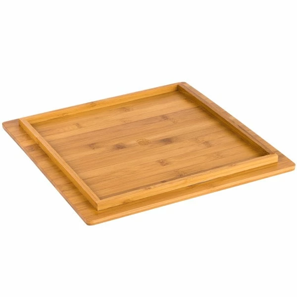 American Metalcraft BAM141 Square Bamboo Platter - 14 3/8" X 14 3/8" 5 American Metalcraft BAM141 Square Bamboo Platter - 14 3/8" X 14 3/8" - Image 3