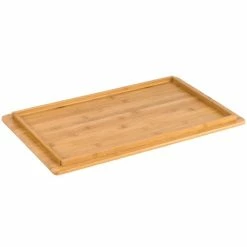 American Metalcraft BAM211 Rectangular Bamboo Platter - 21 1/2" X 13" -Acopa Shop 876026